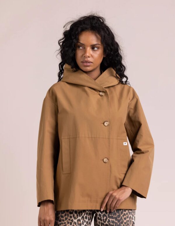 Parka corta en tono camel - Imagen 2